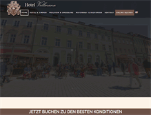 Tablet Screenshot of hotel-vollmann.com